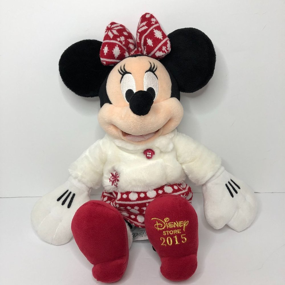 Minnie Mouse Plush from 2015 Christmas Collection Holidays Collectible